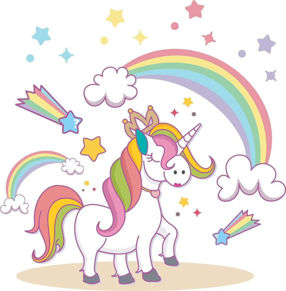 Unicorn vector. Stock Illustrations. eps 10 vector