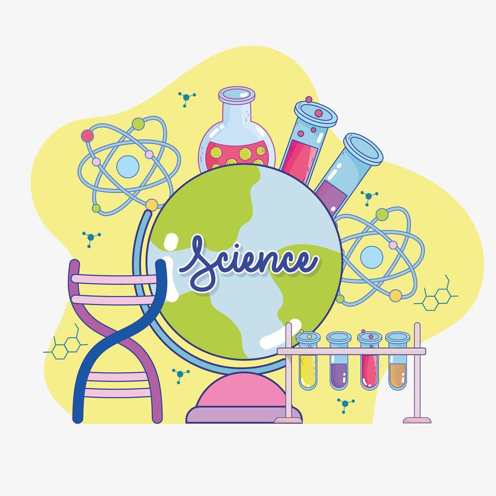 school science education vector