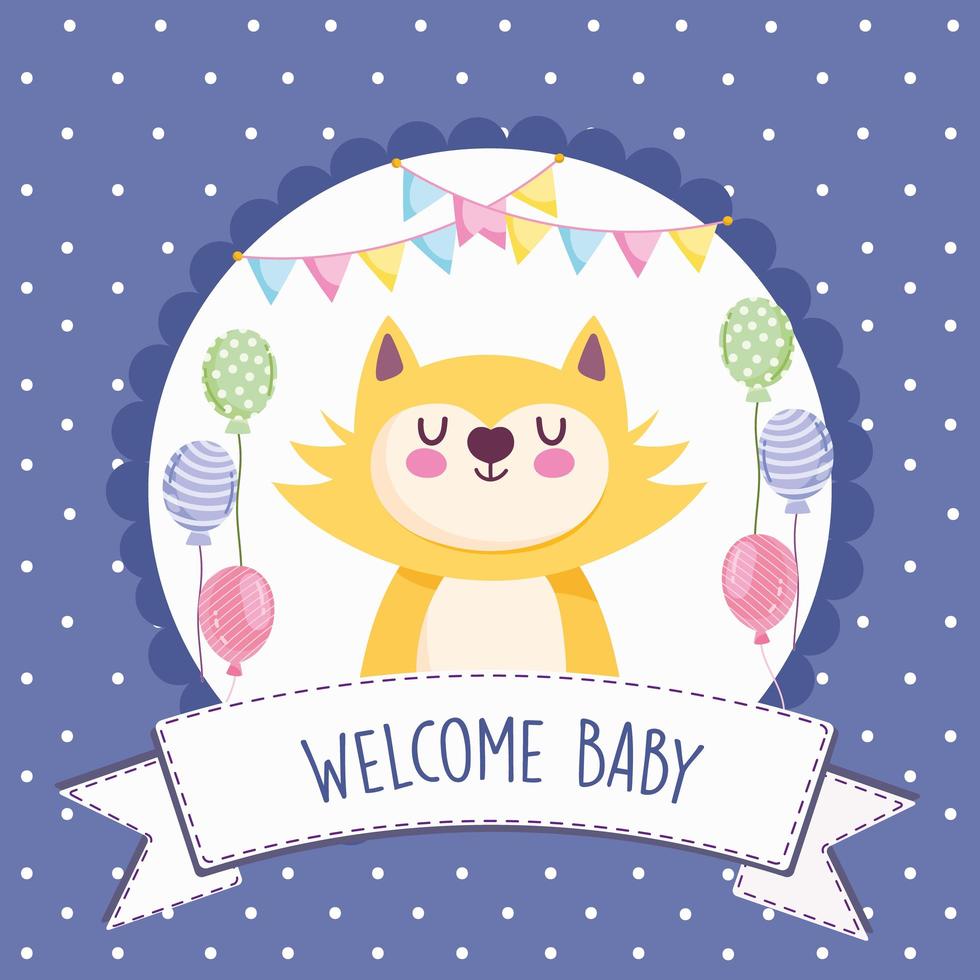 happy baby shower vector