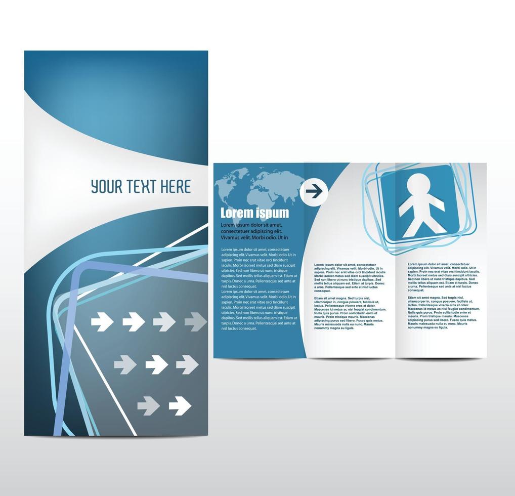 Brochure template vector design