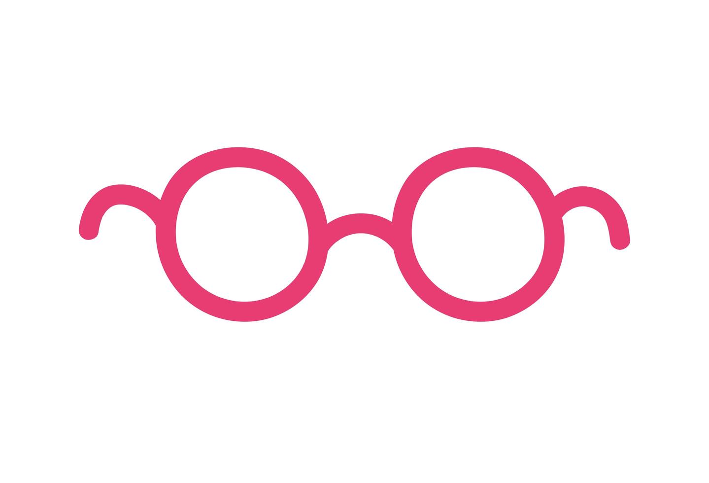 glasses optical accessory vector