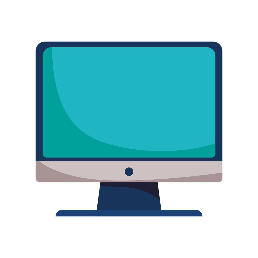 computer monitor device vector