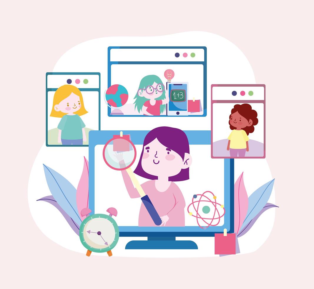 online education elearning vector