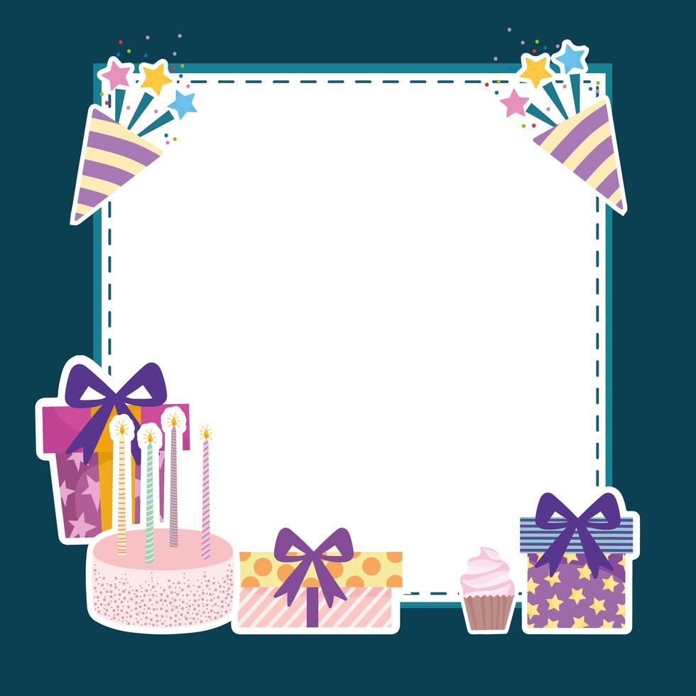 Happy Birthday card vector