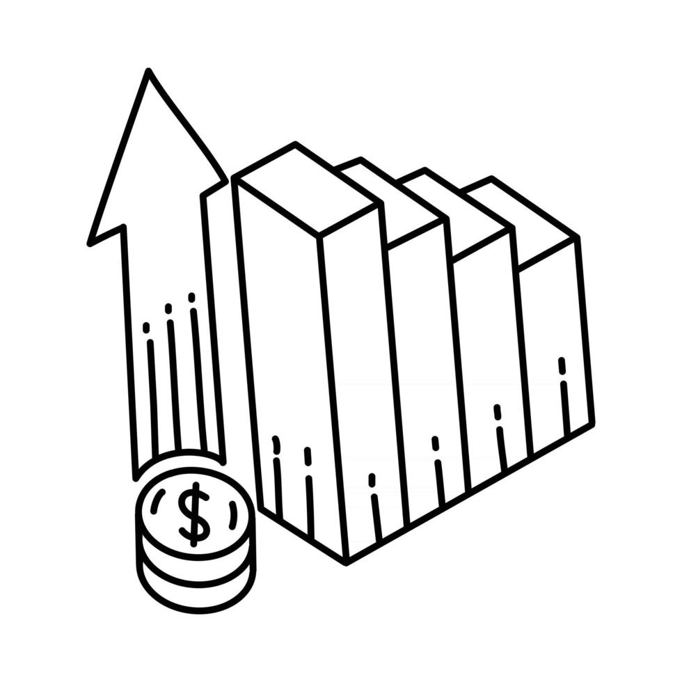 icono de tasa. Doodle dibujado a mano o estilo de icono de contorno vector