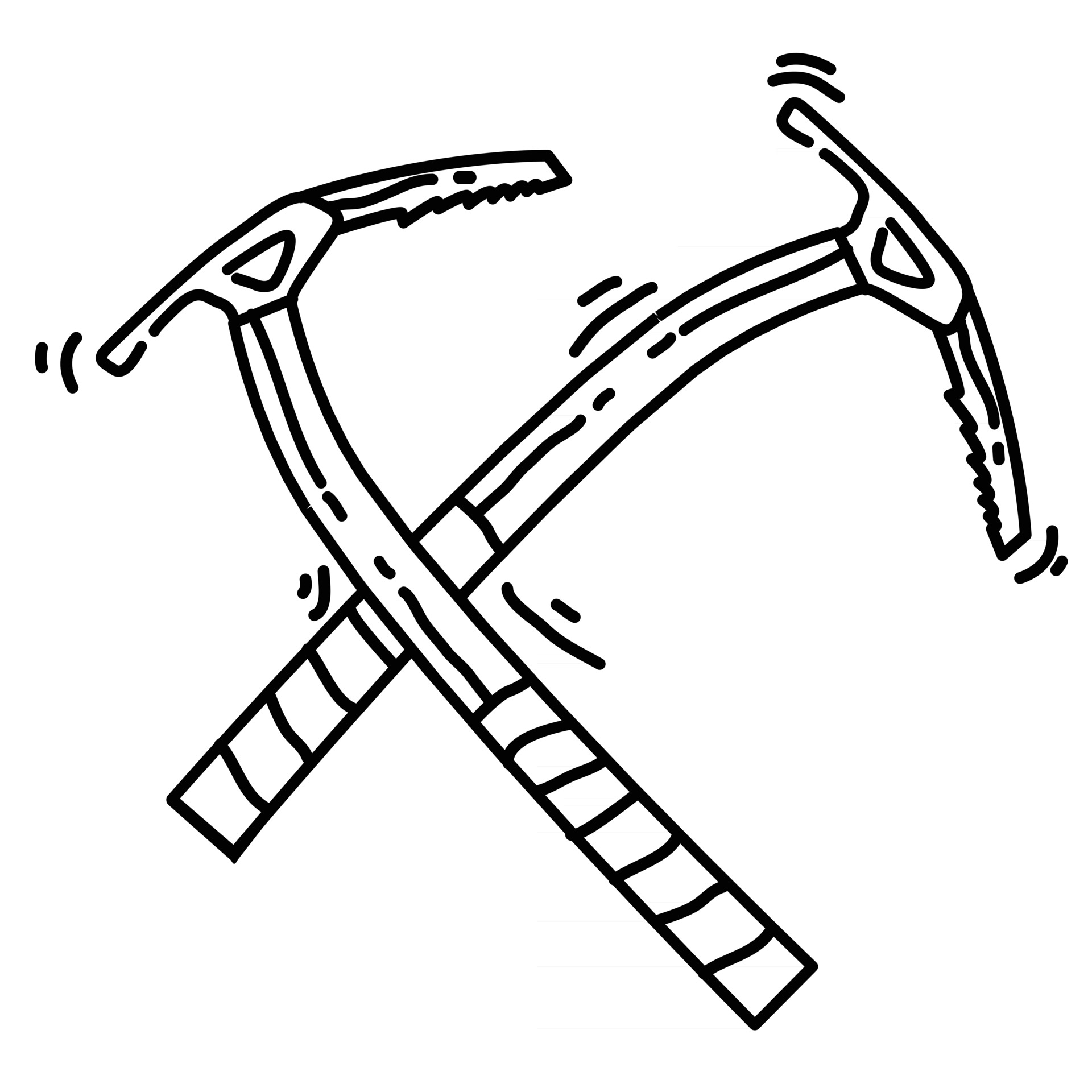 Hiking adventure climbing pickaxe ,trip,travel,camping. hand drawn icon