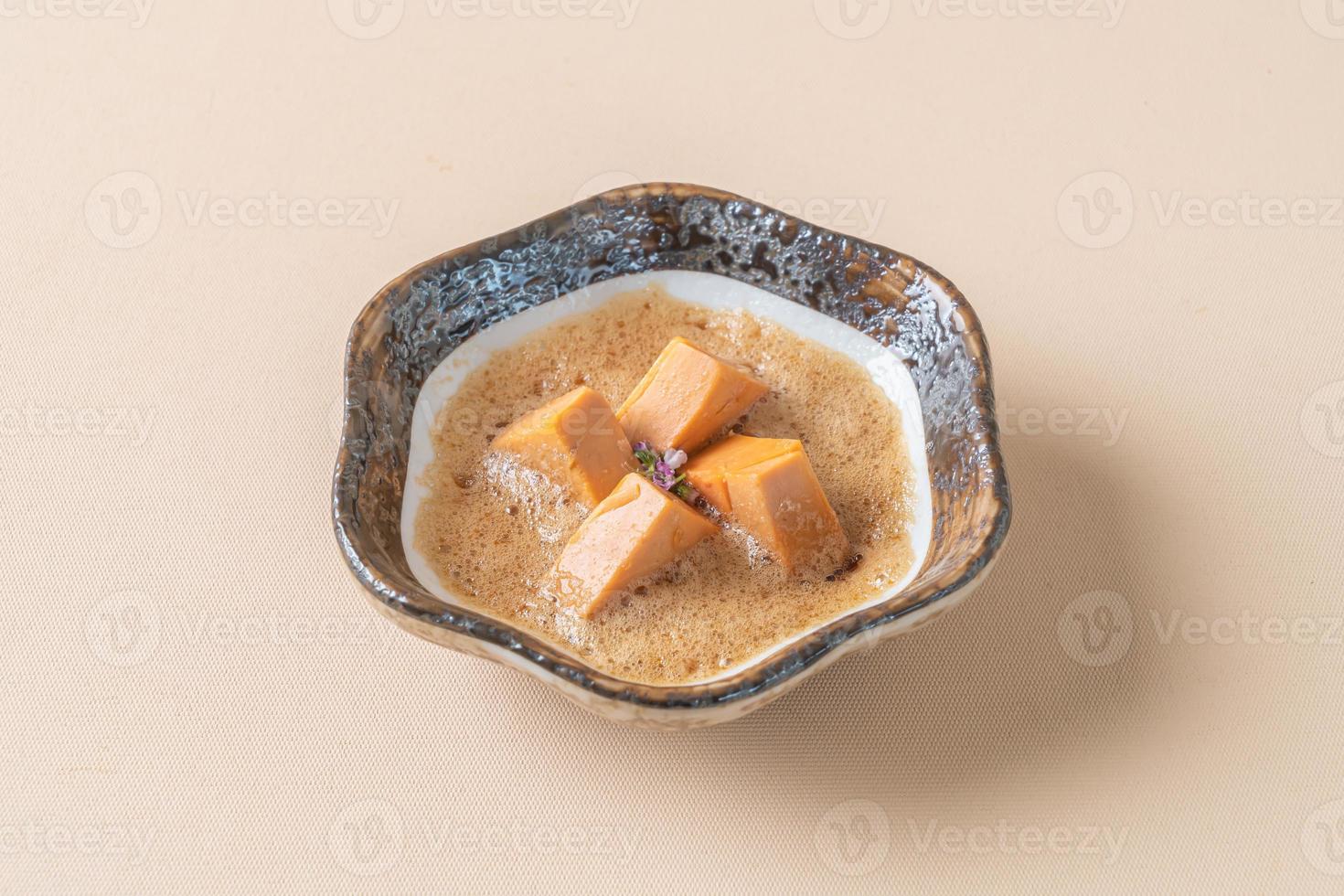 Ankimo, monkfish liver with ponzu sauce photo