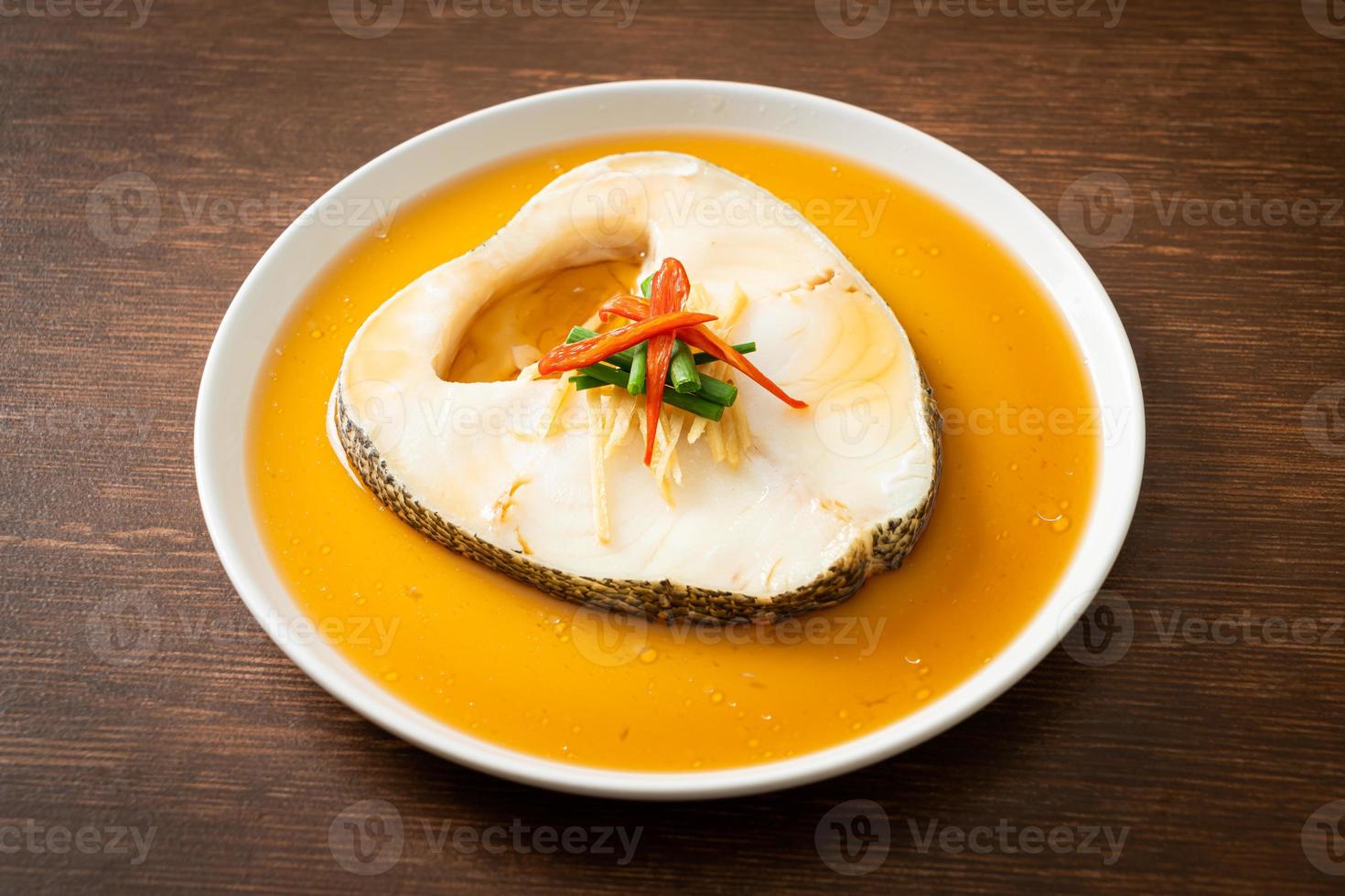 Steamed Cod Fish with Soy Sauce photo