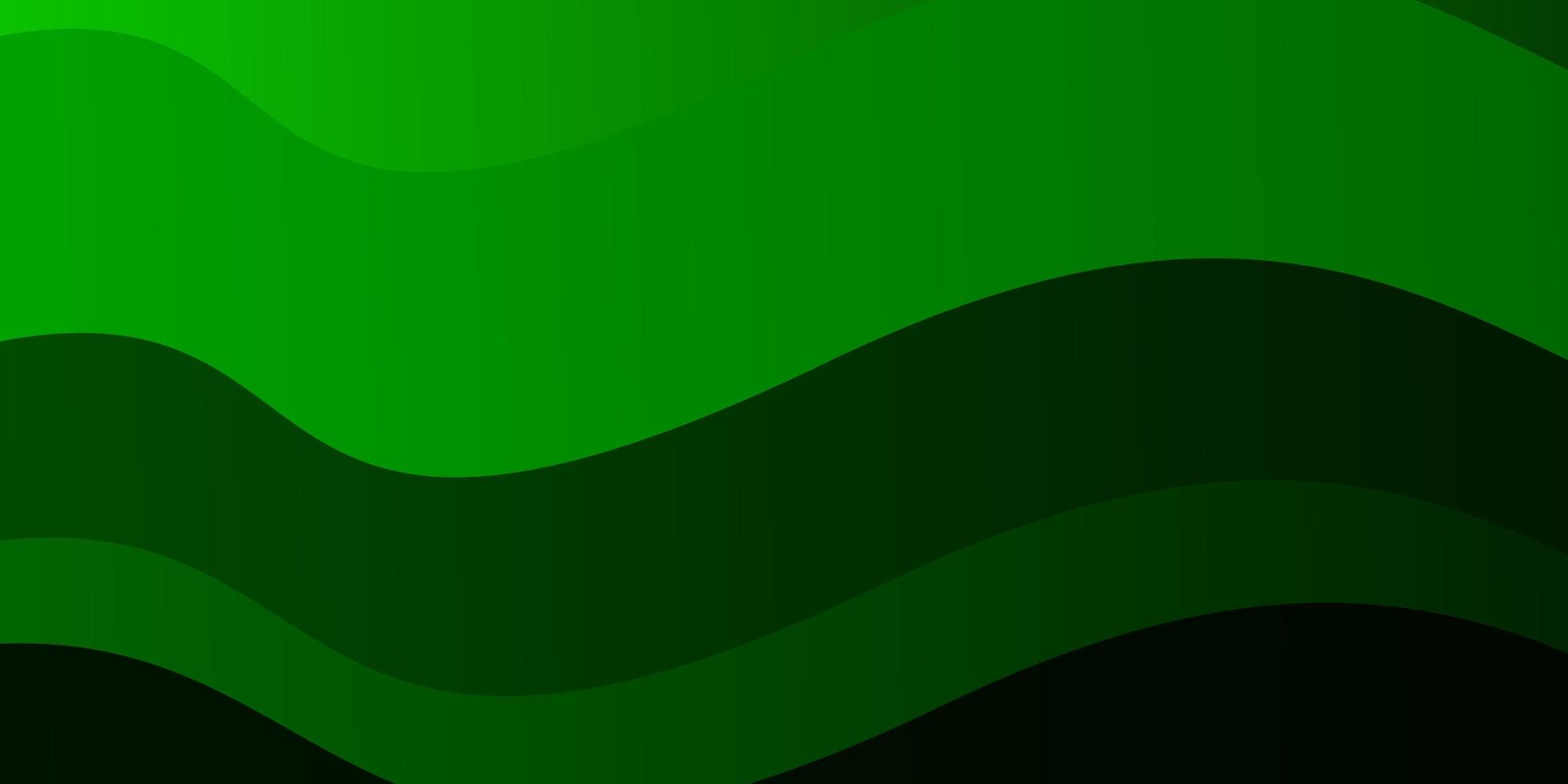 Light Green vector template with curves. Gradient illustration in simple style with bows. Pattern for ads, commercials.