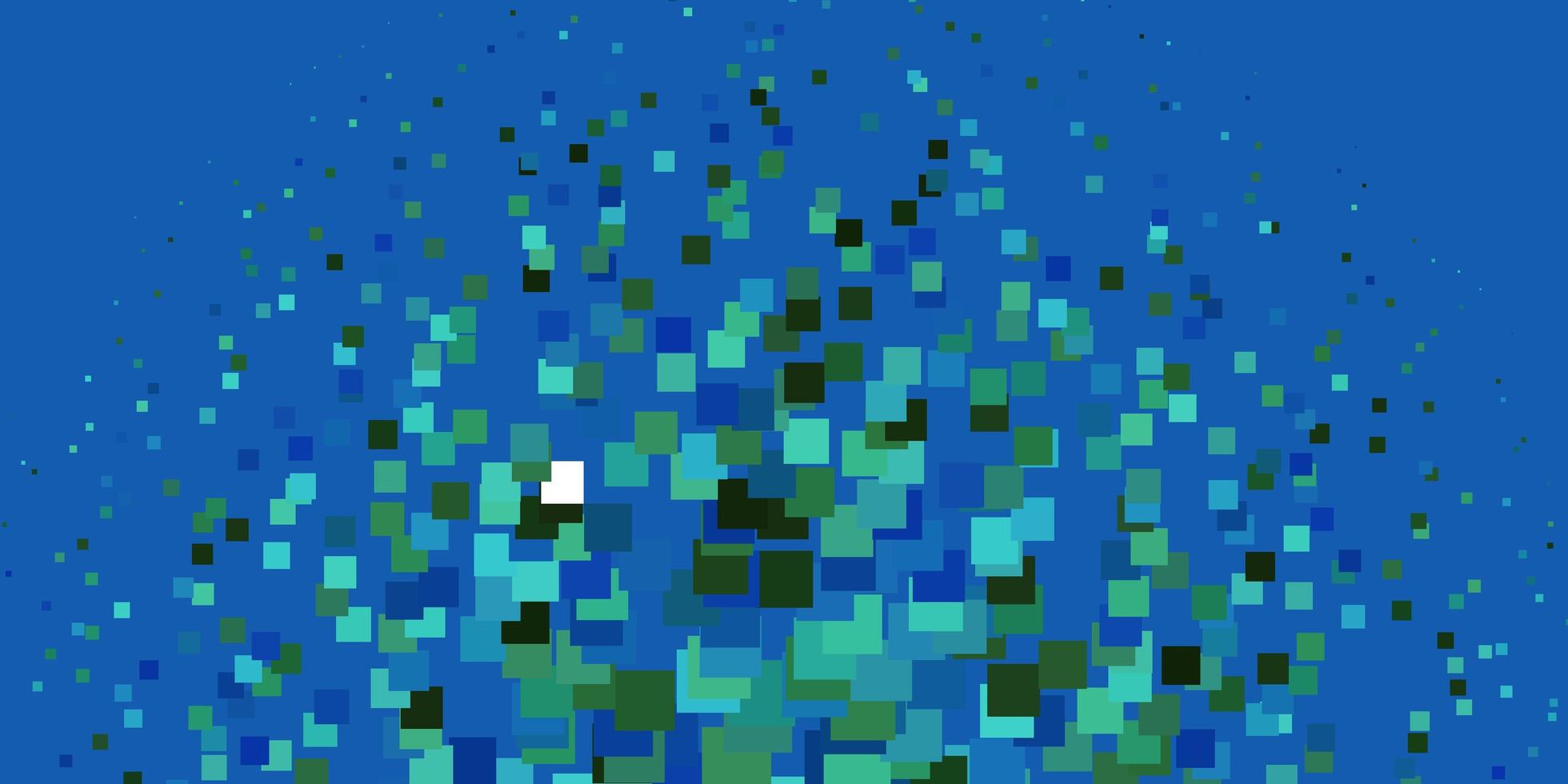 Light Blue, Green vector background in polygonal style. New abstract illustration with rectangular shapes. Design for your business promotion.