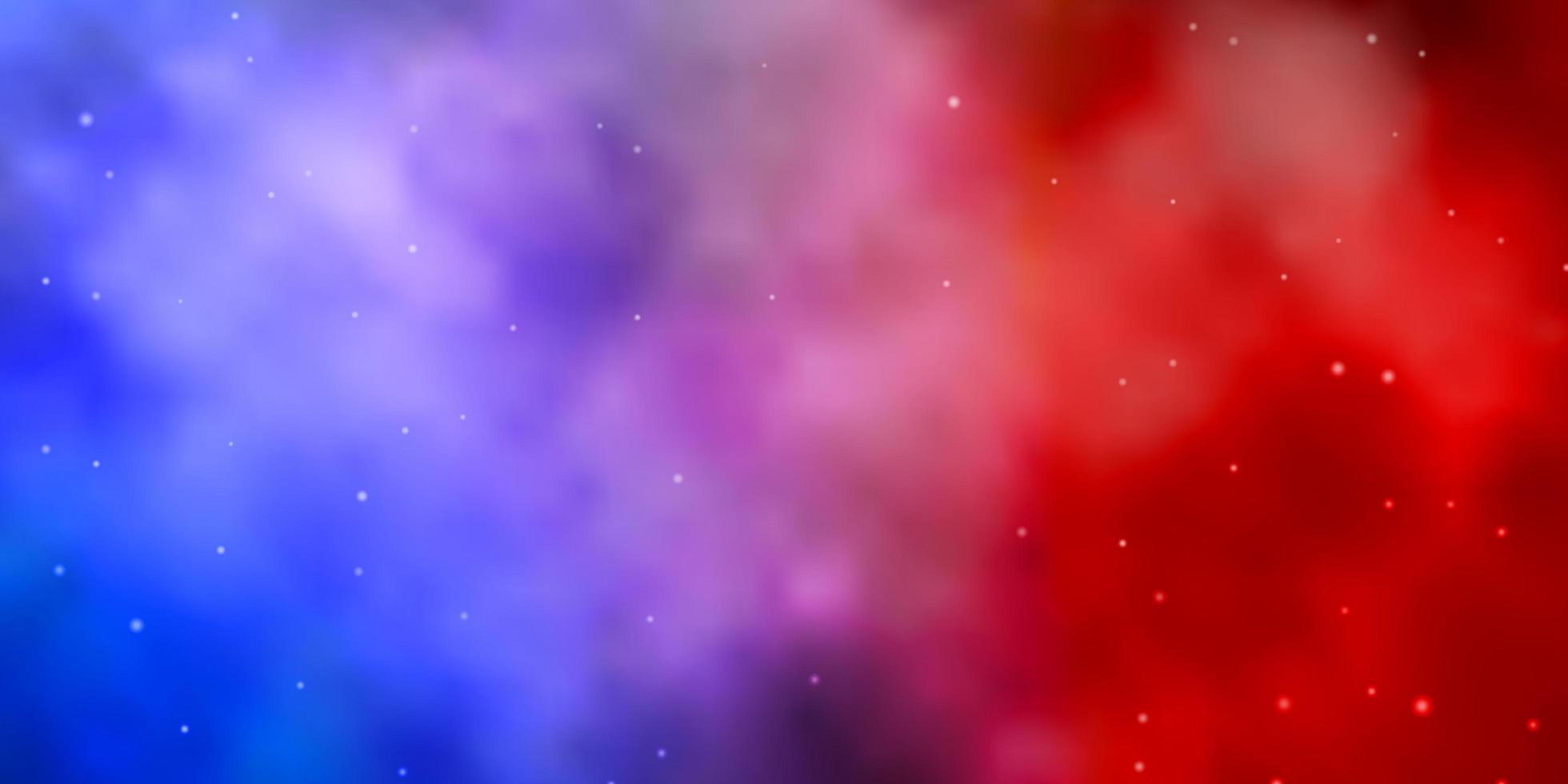 Light Blue, Red vector texture with beautiful stars. Modern geometric abstract illustration with stars. Best design for your ad, poster, banner.
