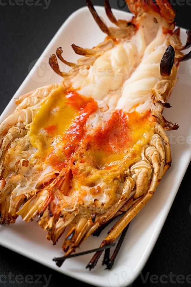 Grilled Fresh Giant River Prawn photo