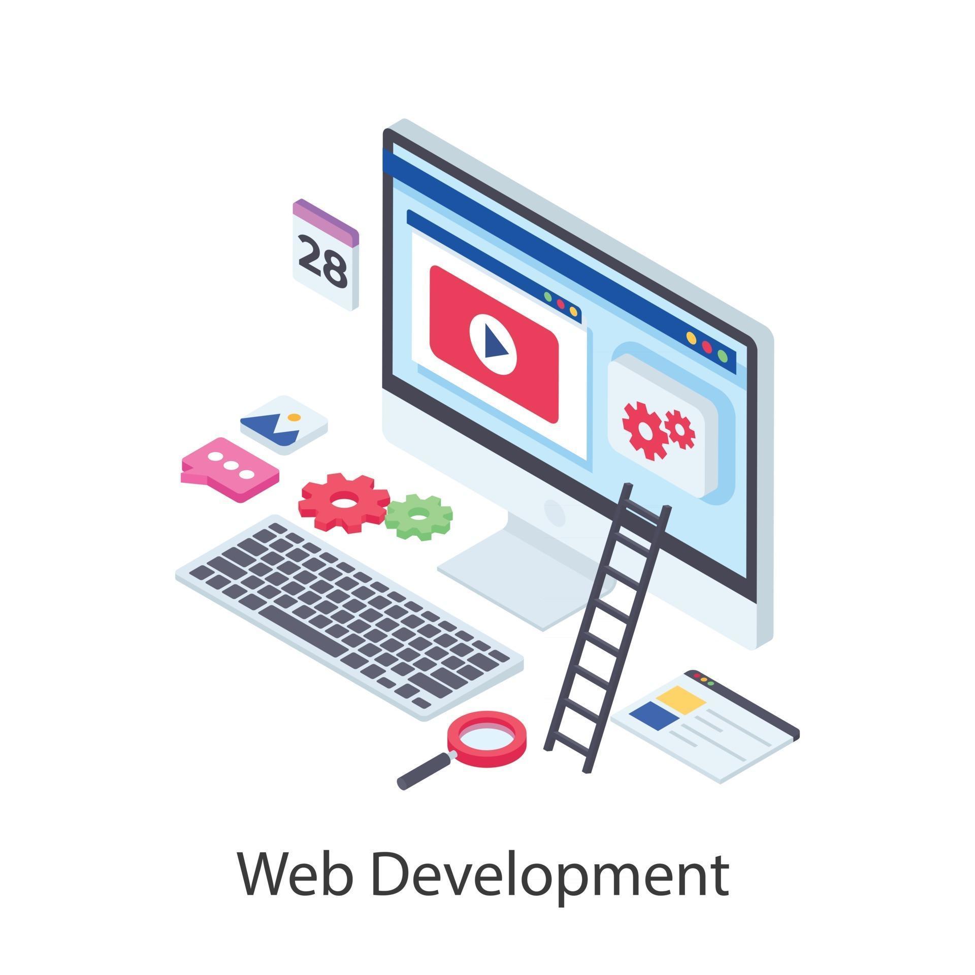 Web Development Concepts 2762675 Vector Art at Vecteezy