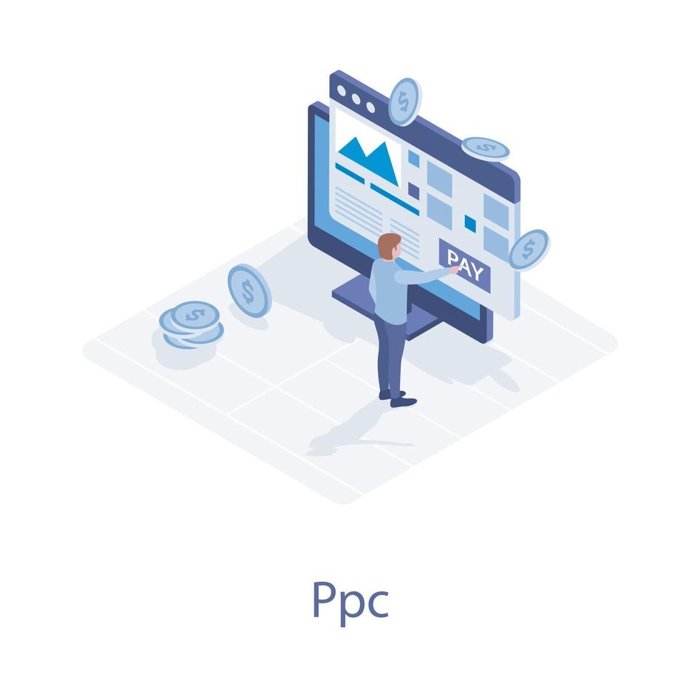 Pay Per Click vector