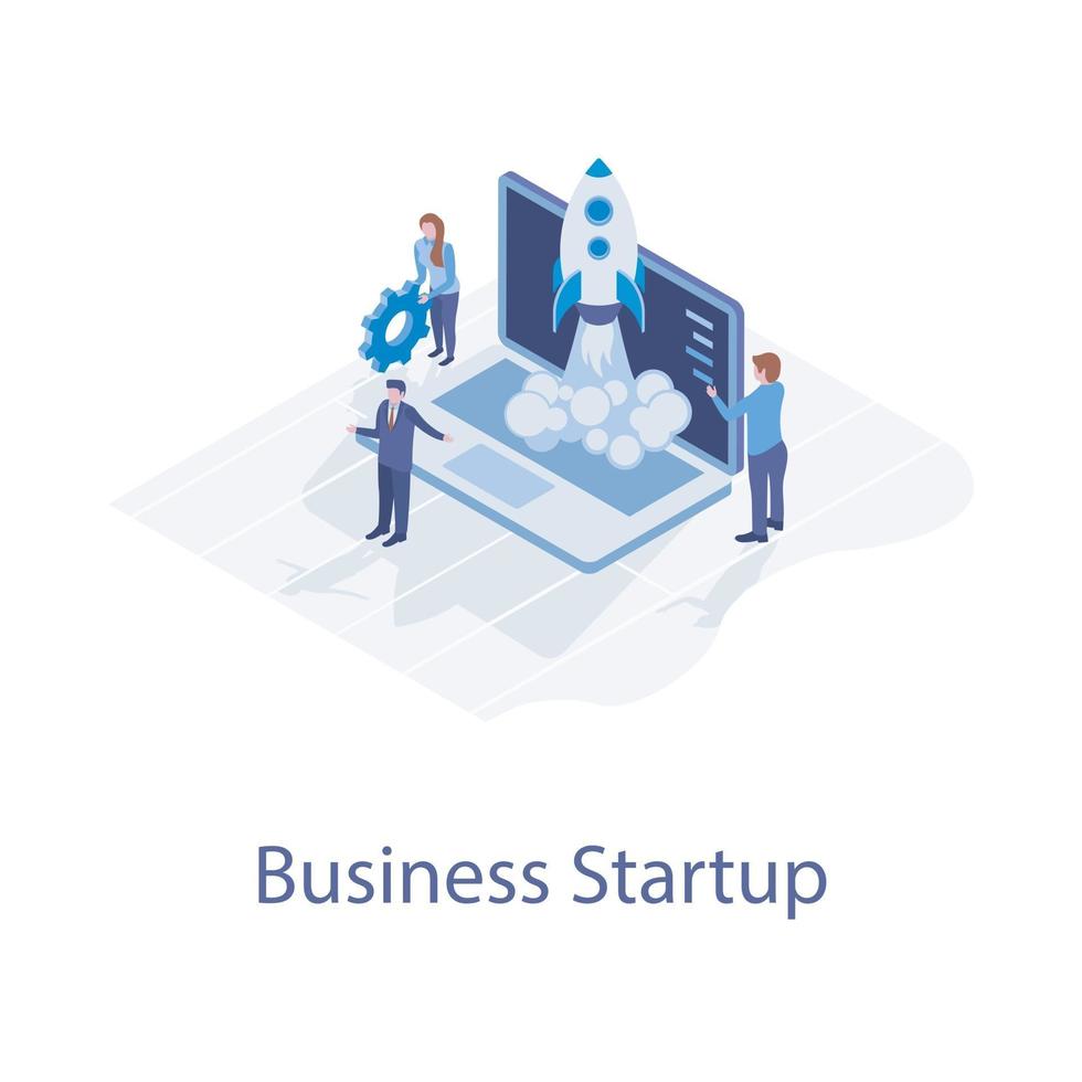 Business Startup and Initiation vector