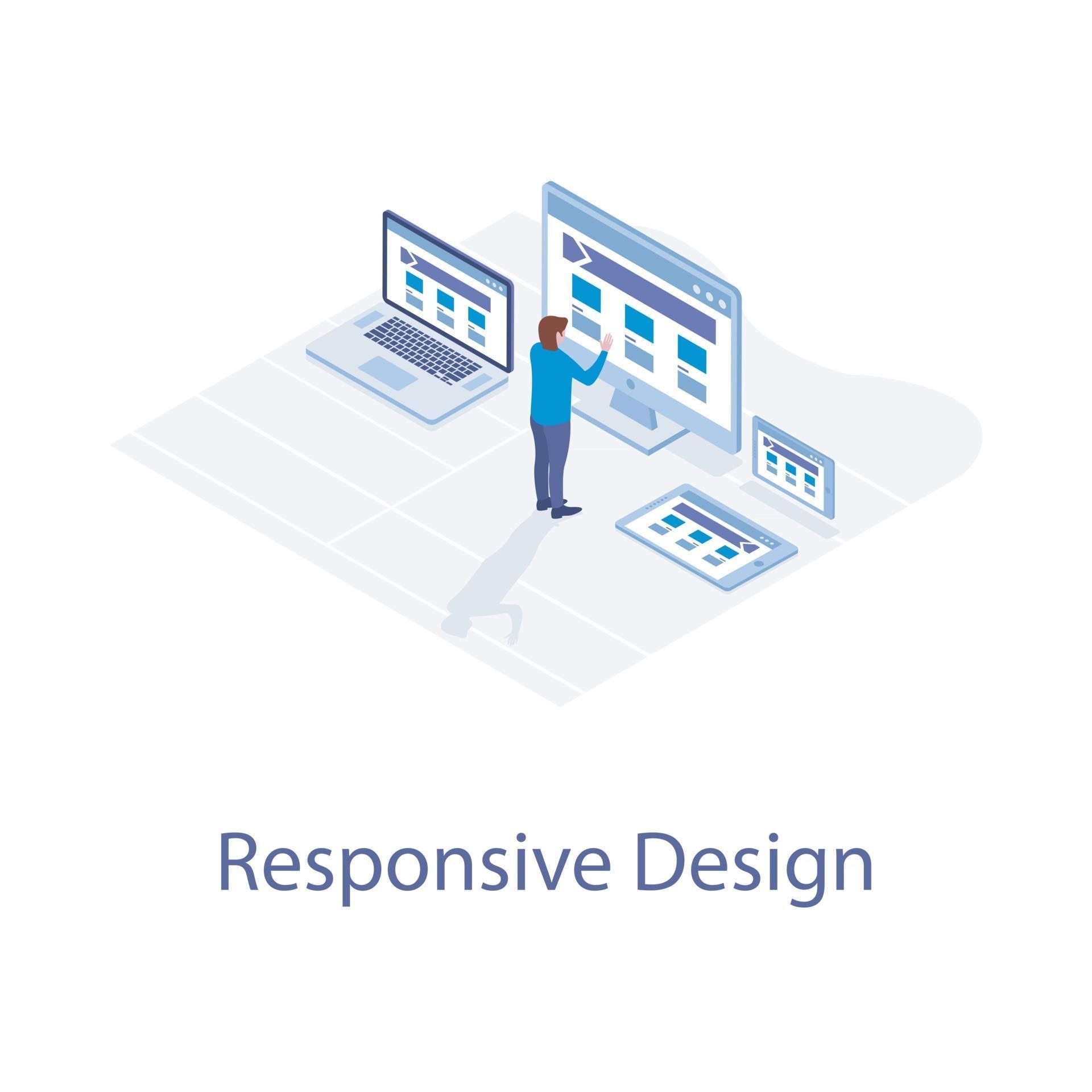 Web Responsive Design 2762756 Vector Art at Vecteezy