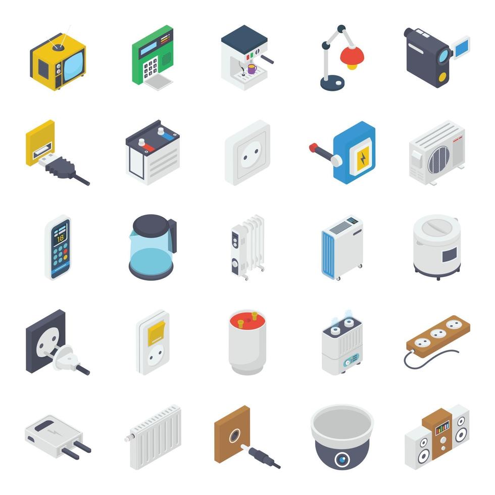 Computer Hardware Devices vector