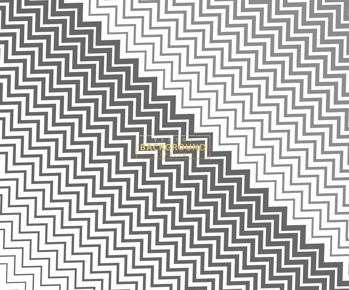 línea de onda y líneas onduladas en zigzag. semitono del punto de la textura geométrica de la onda abstracta. fondo de pantalla de chevrones. papel digital para rellenos de páginas, diseño web, impresión textil. arte vectorial. vector