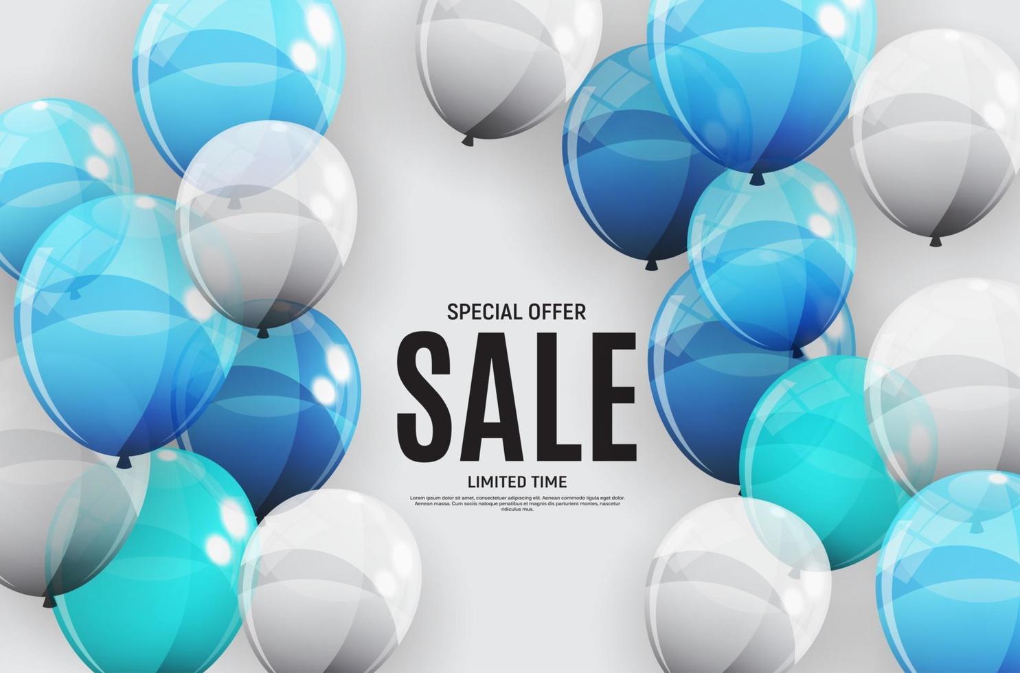 Abstract Designs Sale Banner Template. Vector Illustration