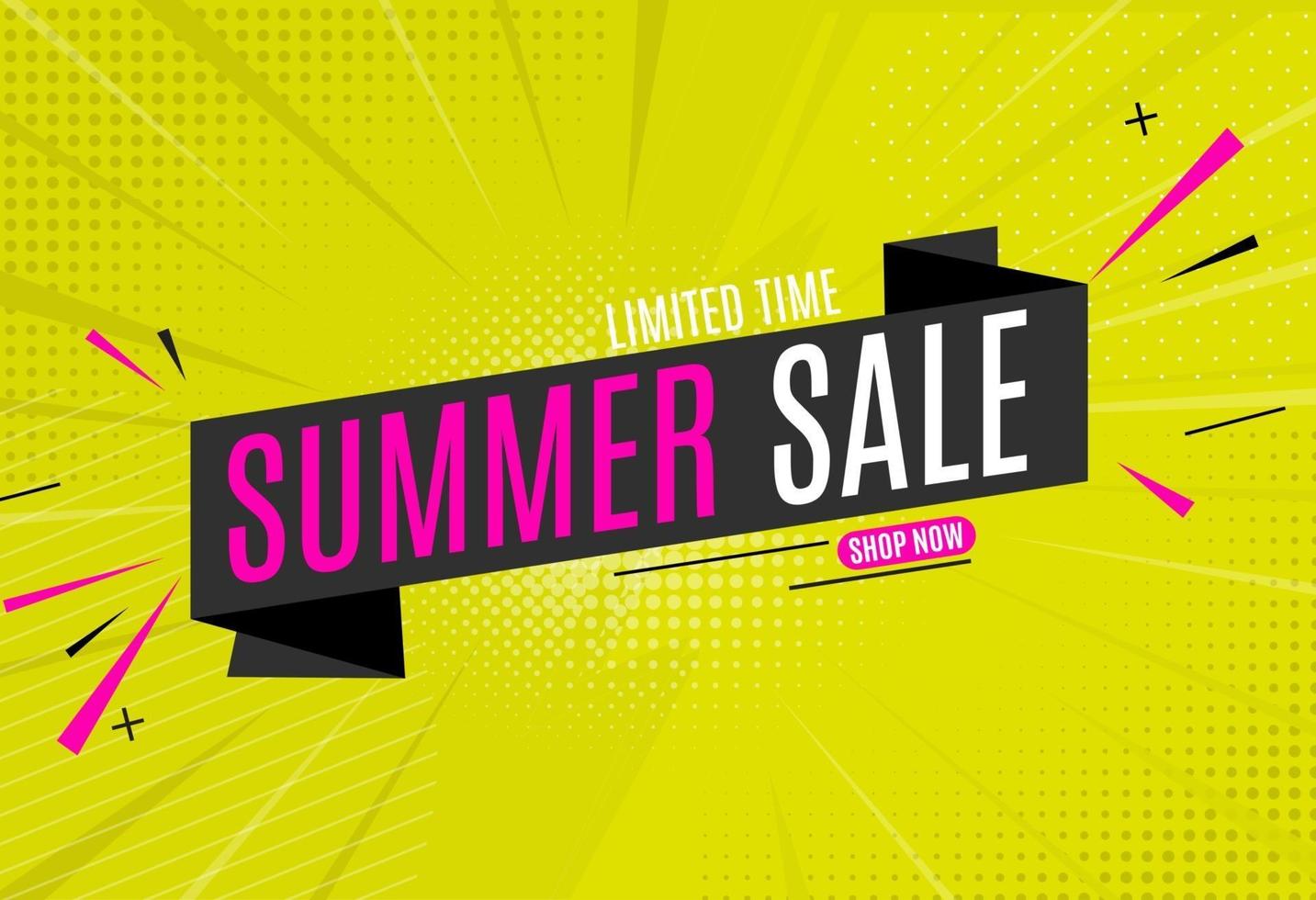 Abstract Summer Sale Background. Vector Illustration