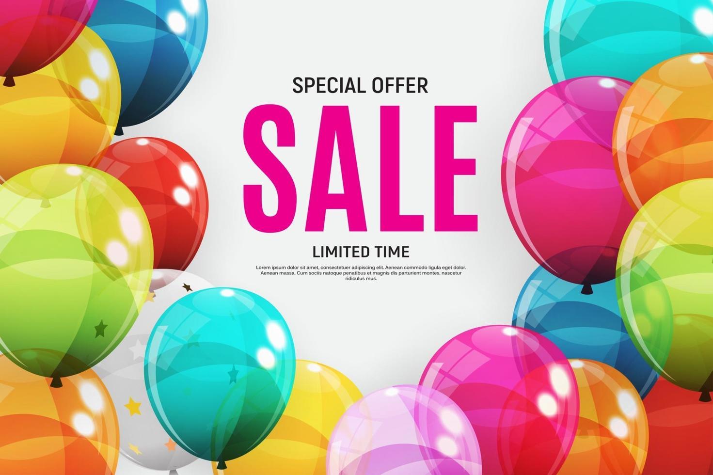 Abstract Designs Sale Banner Template vector