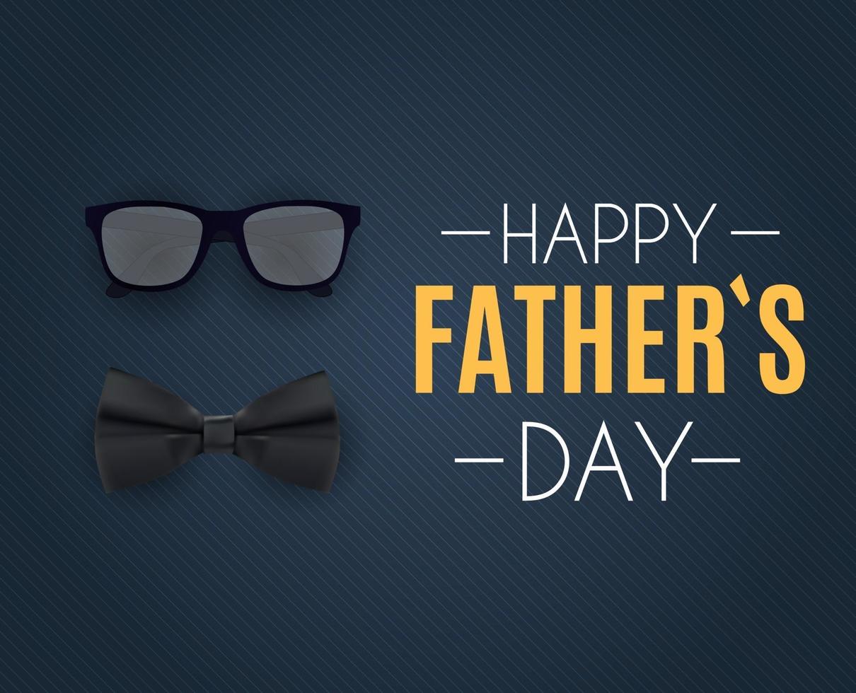 Happy Fathers Day Background. Best Dad Vector Illustration