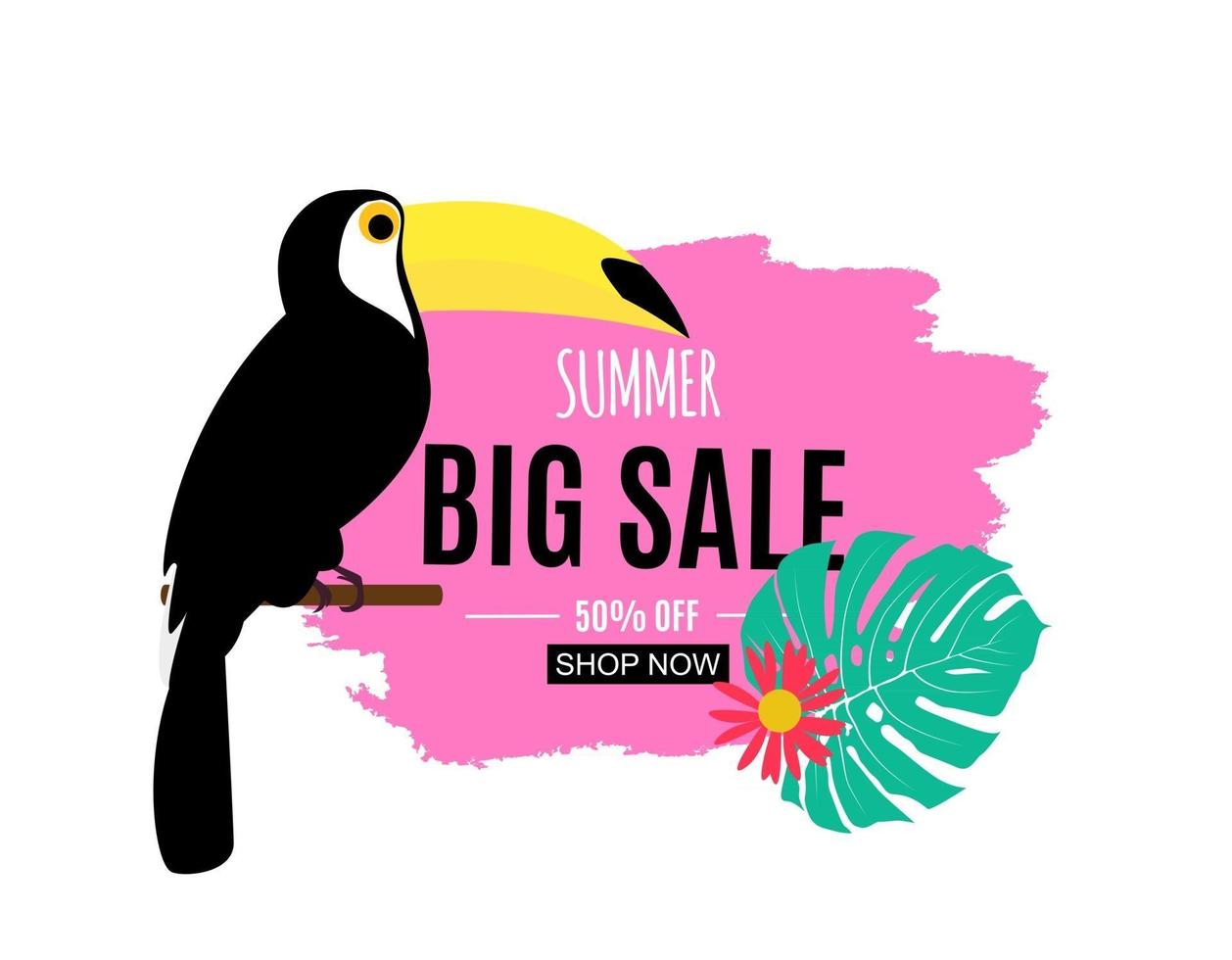 Abstract Summer Sale Background. Vector Illustration