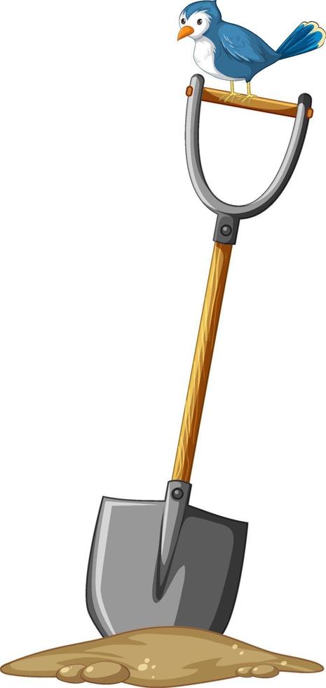 Shovel stuck in soil with little bird in cartoon style isolated 2763867 Vector Art at Vecteezy Shovel stuck in soil with little bird in cartoon style isolated 2763867 Vector Art at Vecteezy