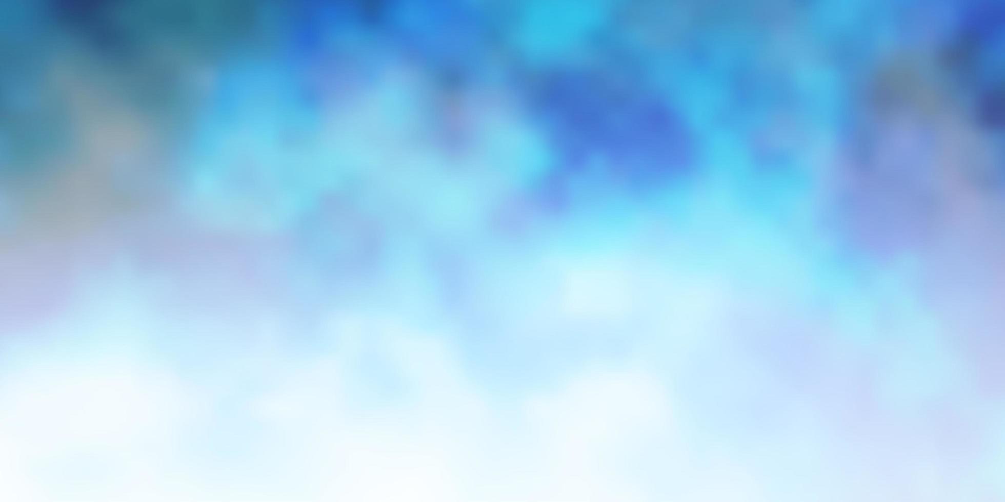 Light BLUE vector template with sky, clouds. Colorful illustration with abstract gradient clouds. Pattern for your commercials.
