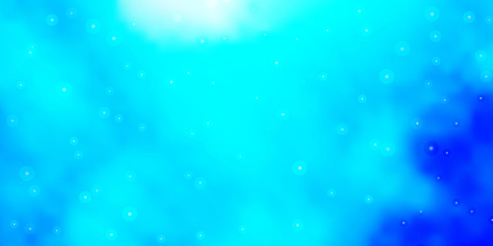 Light BLUE vector background with colorful stars. Colorful illustration in abstract style with gradient stars. Design for your business promotion.