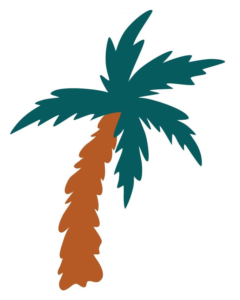 palmera de dibujos animados. árbol de coco. vacaciones de verano.  ilustración de dibujos animados de vector. 2764380 Vector en Vecteezy
