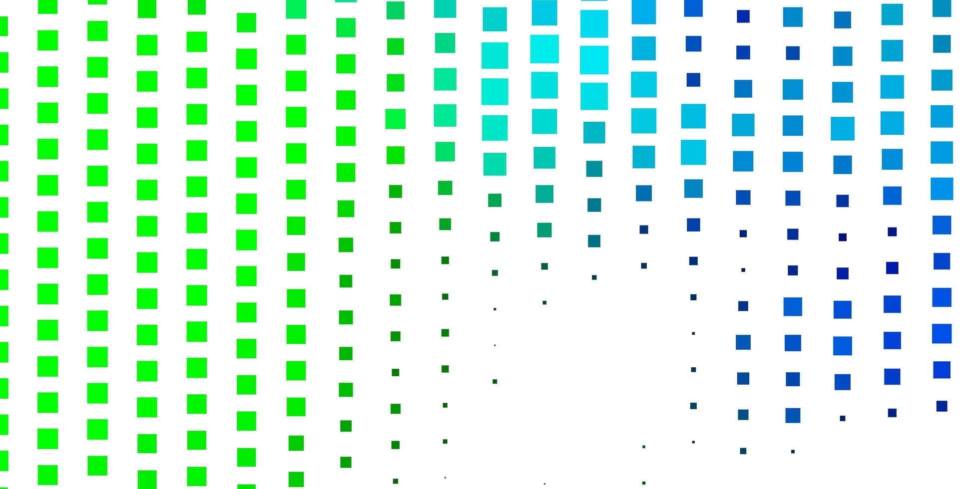 Light Blue, Green vector background with rectangles. Modern design with rectangles in abstract style. Pattern for websites, landing pages.