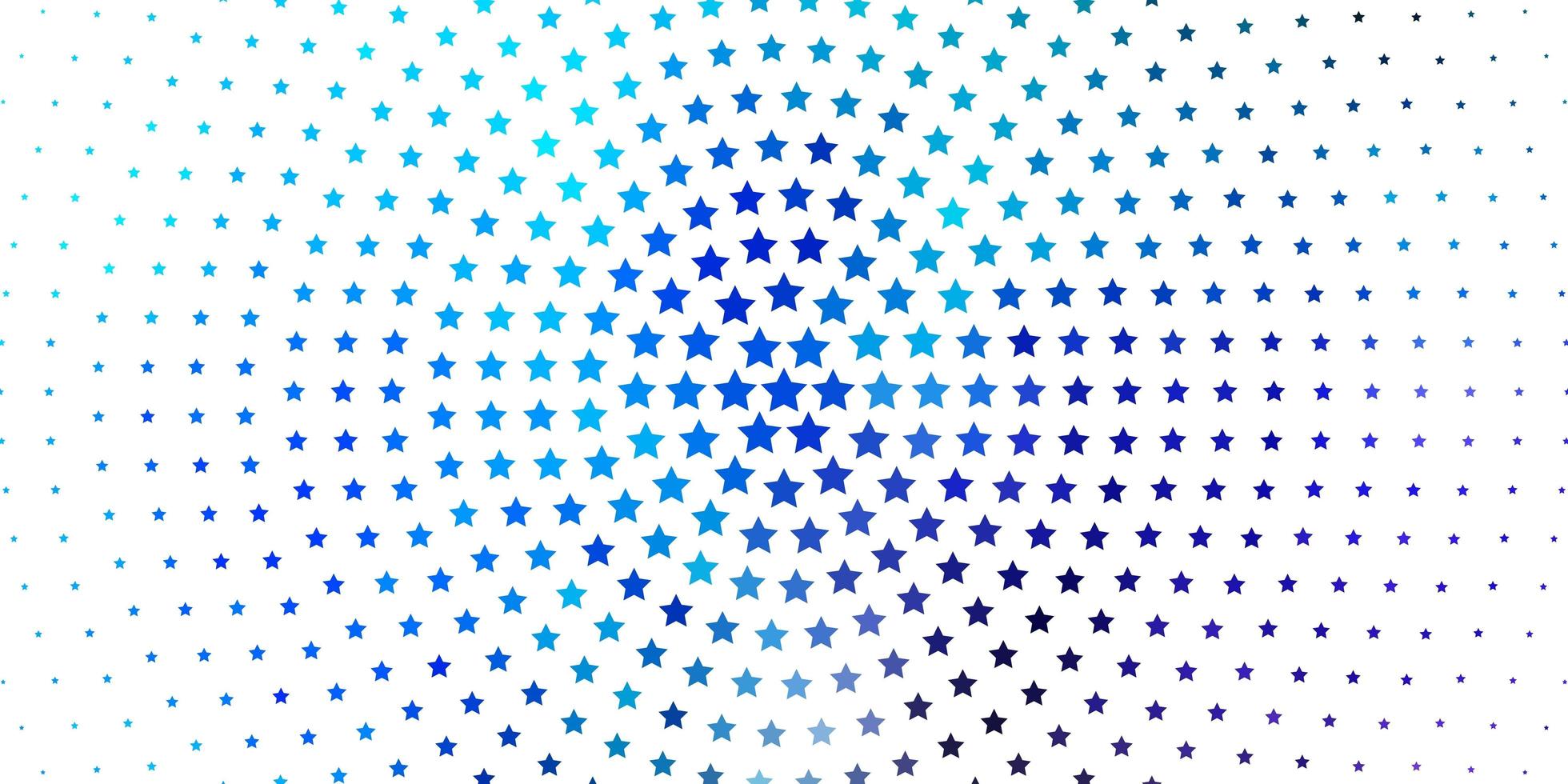 Light Blue, Green vector background with colorful stars. Decorative illustration with stars on abstract template. Pattern for wrapping gifts.