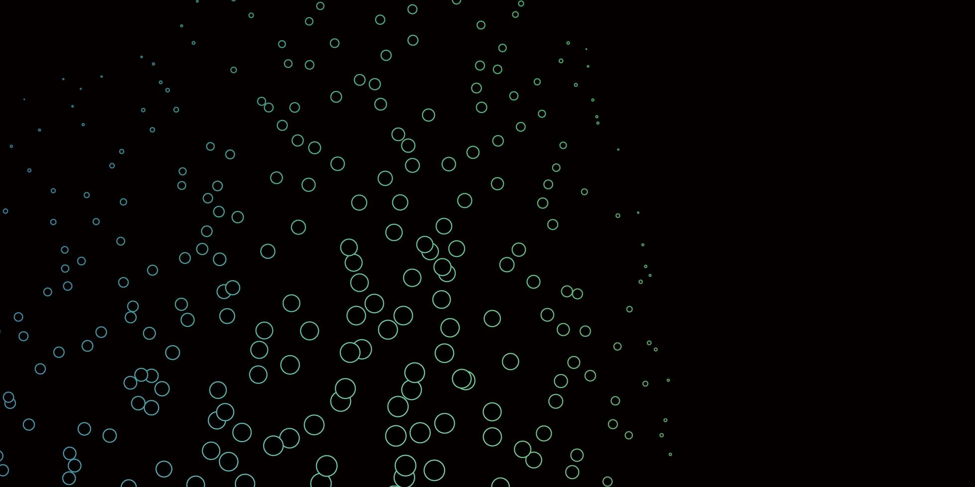 Dark Blue, Green vector texture with disks. Abstract colorful disks on simple gradient background. New template for a brand book.