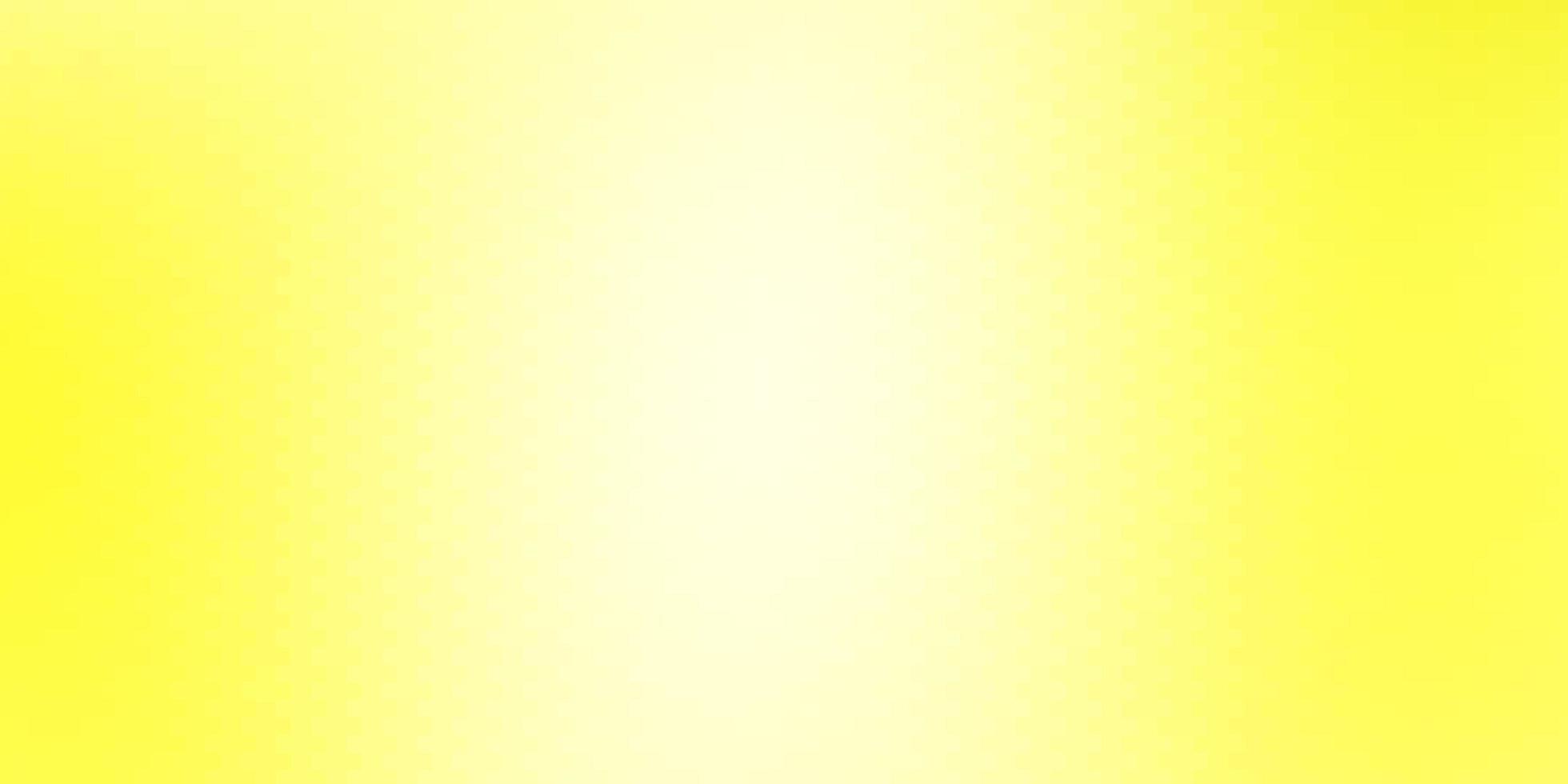 Light Yellow vector pattern in square style. Colorful illustration with gradient rectangles and squares. Pattern for busines booklets, leaflets