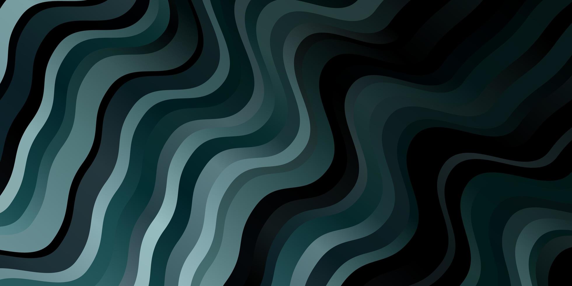 Dark BLUE vector texture with wry lines. Brand new colorful illustration with bent lines. Pattern for ads, commercials.