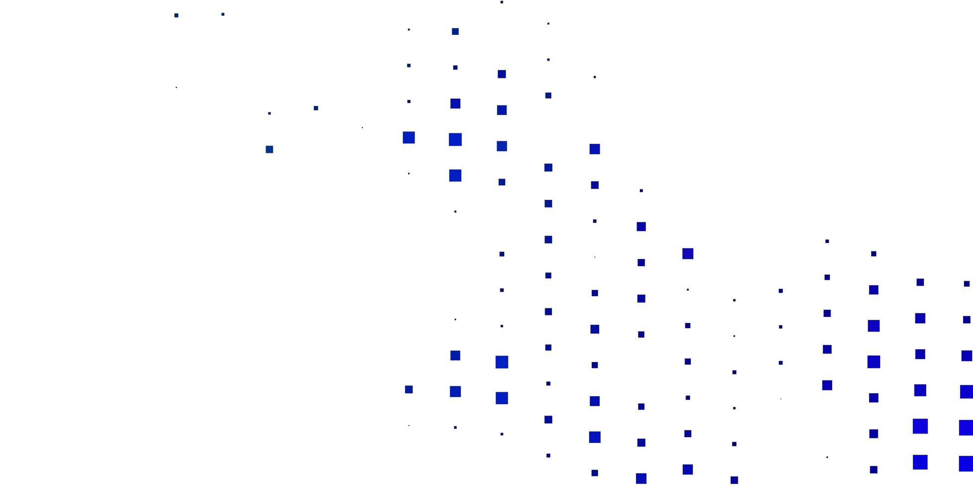 Dark BLUE vector pattern in square style. Rectangles with colorful gradient on abstract background. Pattern for websites, landing pages.