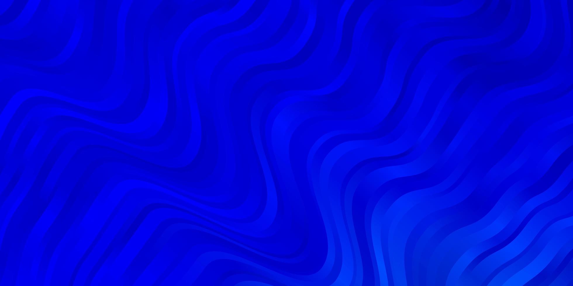 Light BLUE vector pattern with lines. Brand new colorful illustration with bent lines. Design for your business promotion.