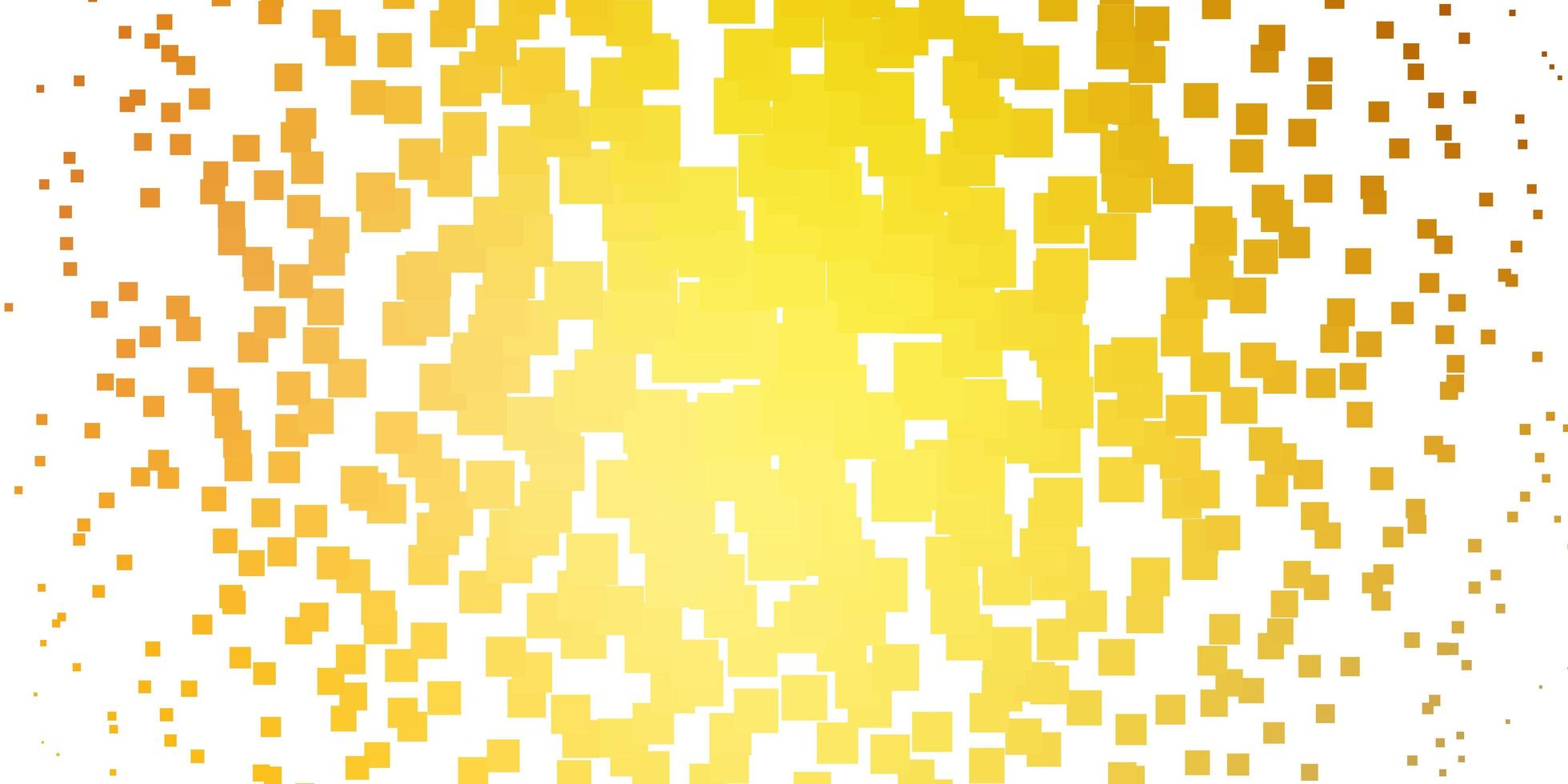 Light Yellow vector template in rectangles. Abstract gradient illustration with colorful rectangles. Design for your business promotion.
