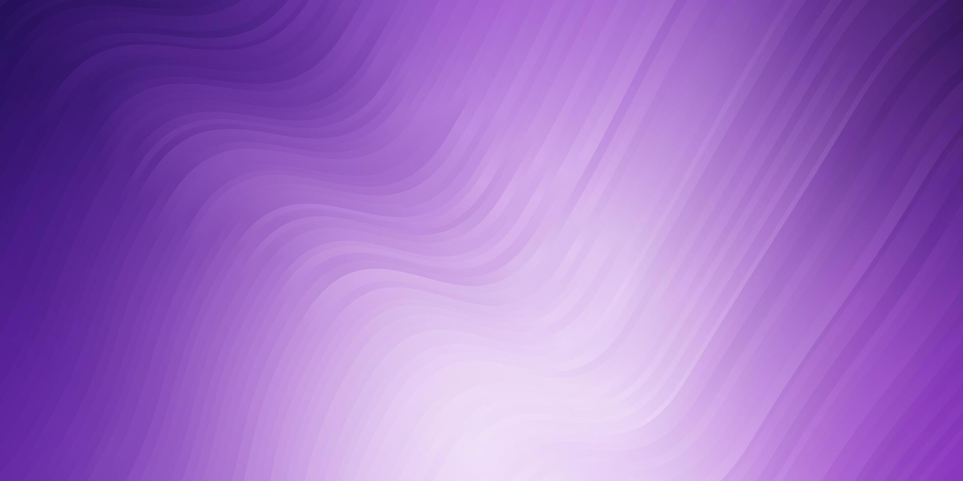 Light Purple vector texture with circular arc. Colorful illustration in abstract style with bent lines. Template for cellphones.