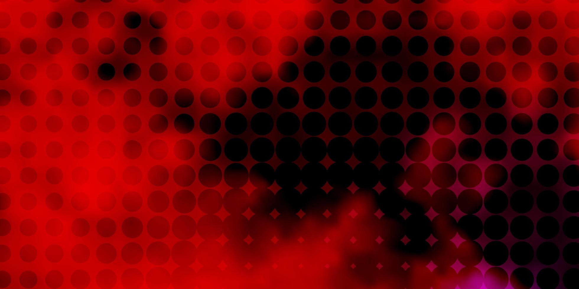 Dark Purple, Pink vector template with circles. Abstract decorative design in gradient style with bubbles. Design for posters, banners.