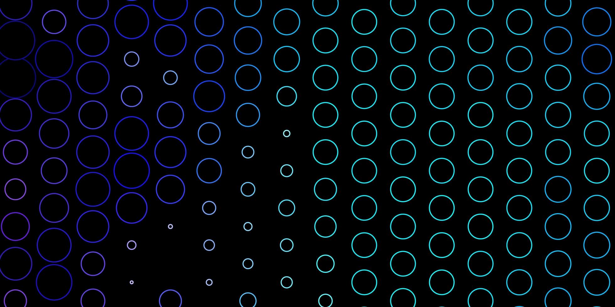 Dark Pink, Blue vector pattern with spheres. Abstract colorful disks on simple gradient background. Design for posters, banners.