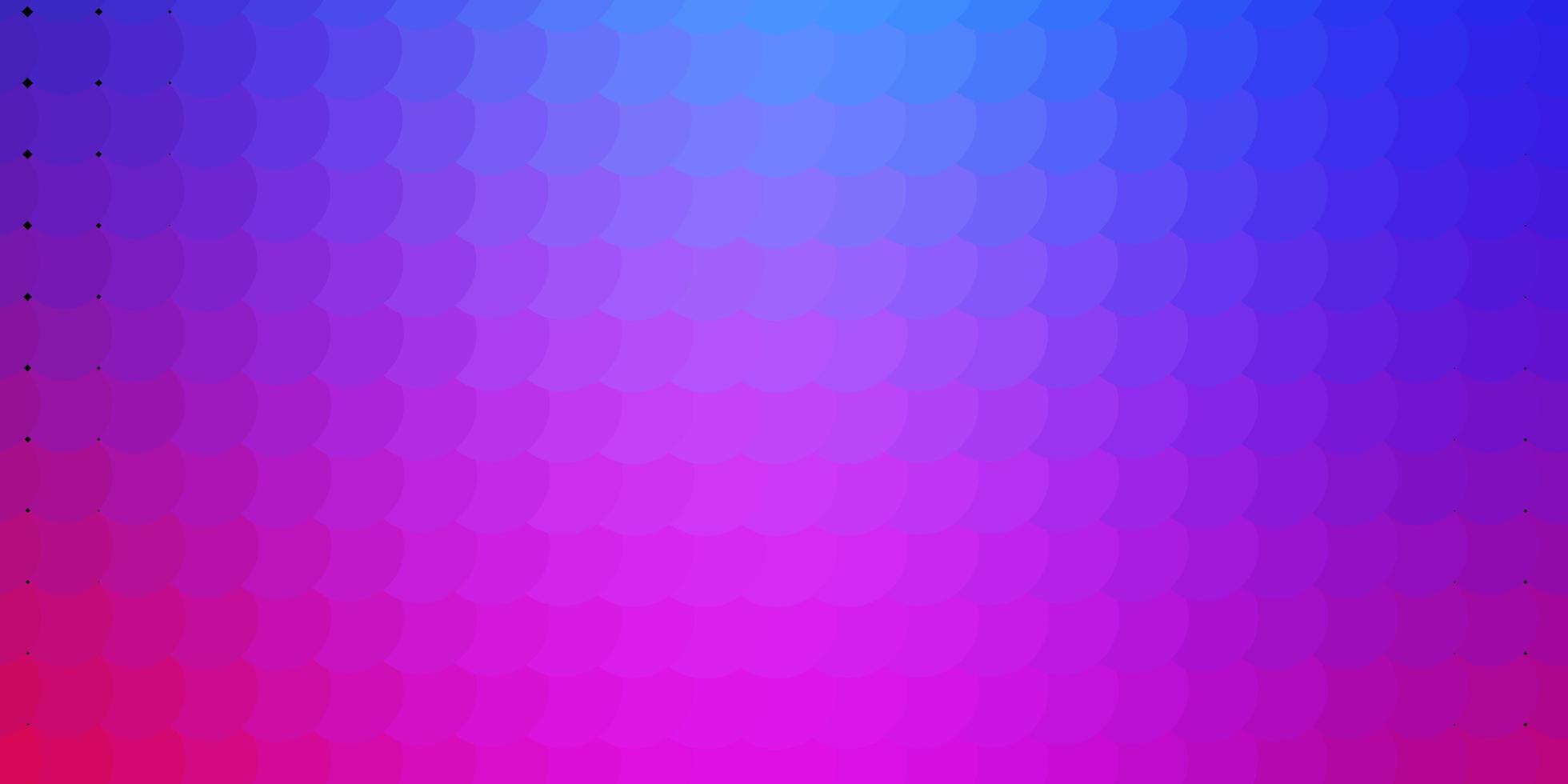 Light Pink, Blue vector pattern with spheres. Abstract illustration with colorful spots in nature style. Design for your commercials.
