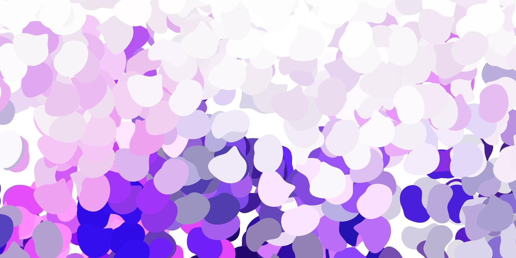 Light purple vector pattern with abstract shapes.