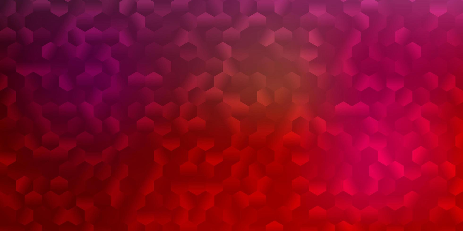 Light red vector cover with simple hexagons.