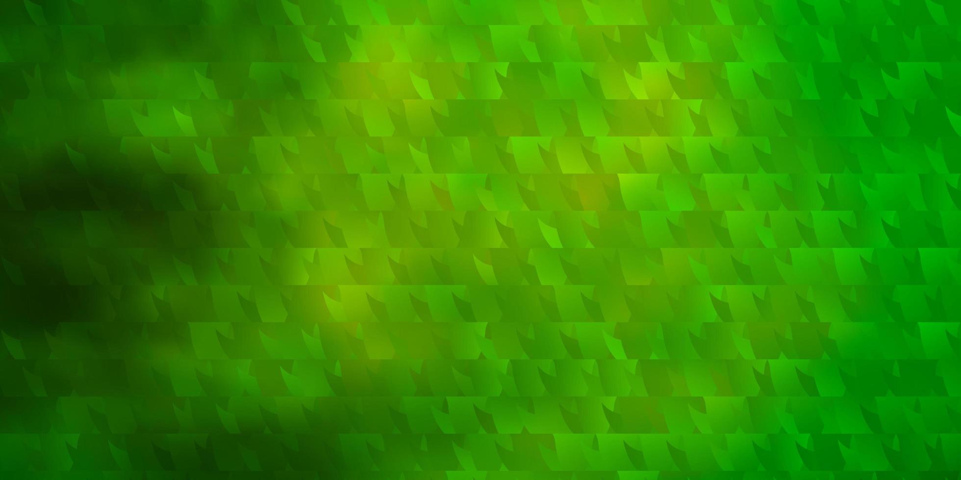 Light Green vector background with polygonal style.