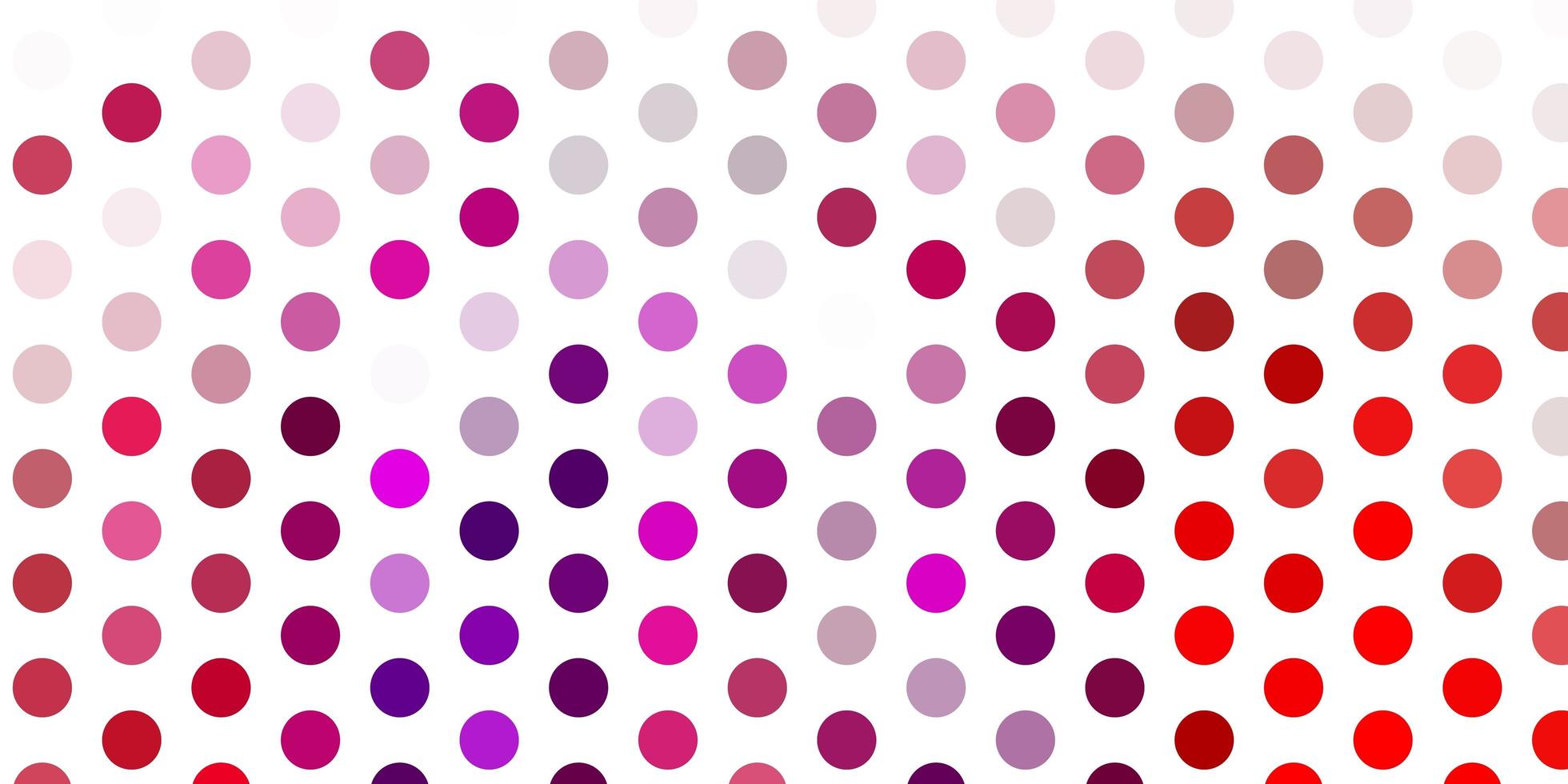 Light pink, red vector template with circles.