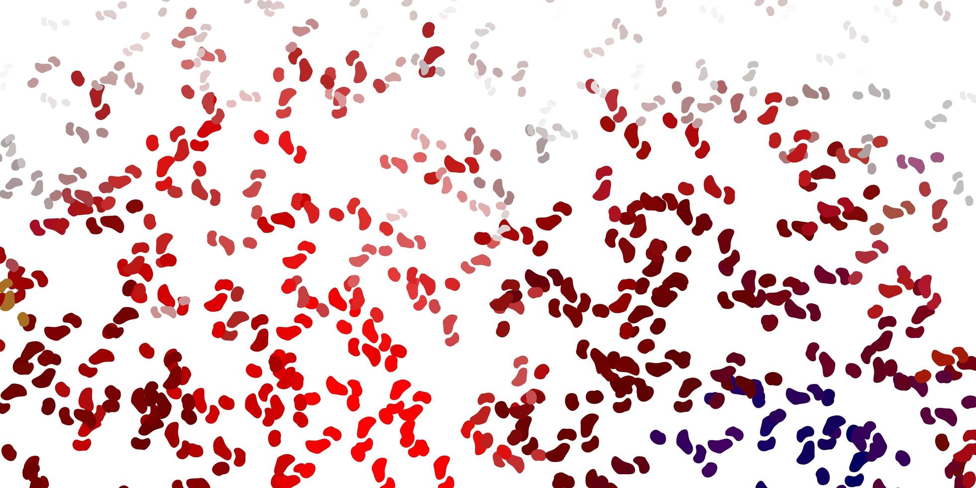 plantilla de vector rojo claro con formas abstractas.
