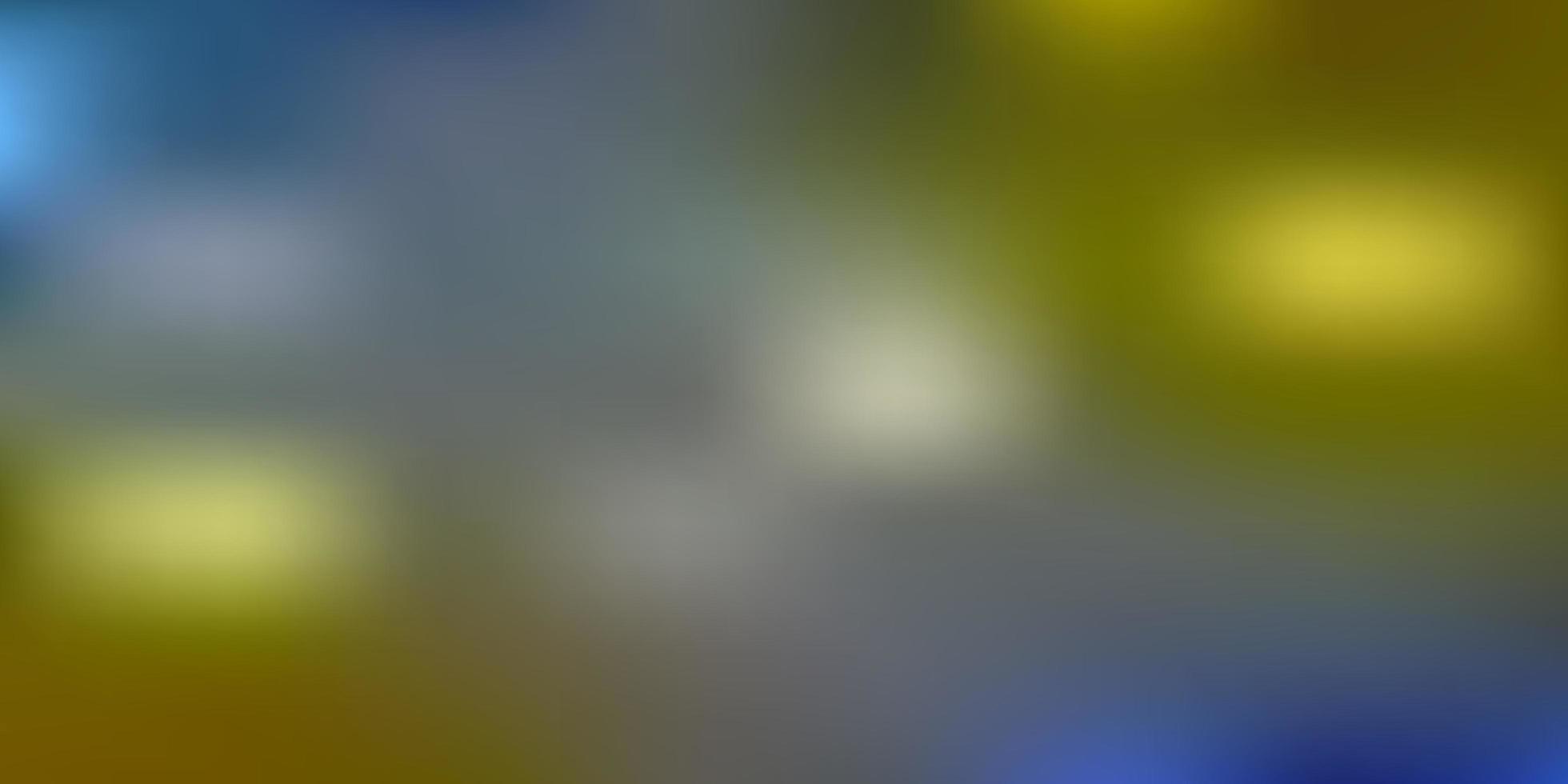 Light blue, yellow vector blurred layout.