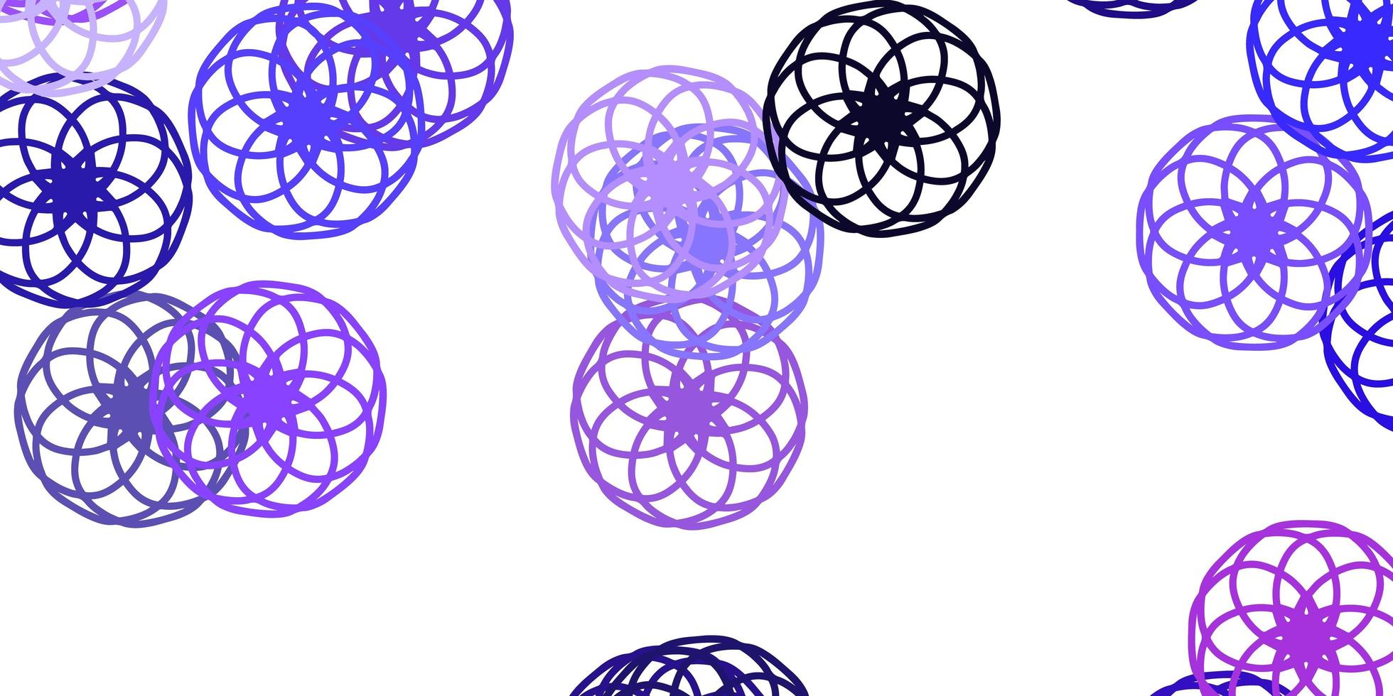 Light Purple vector pattern with spheres.